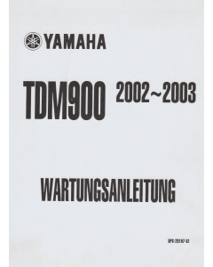 Yamaha TDM 900 (2002-2003) Wartungsanleitung