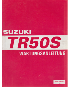 Suzuki TR 50 S (1998-1999) Wartungsanleitung