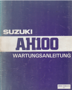 Suzuki AH 100 (1994-1995) Wartungsanleitung
