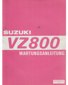 Suzuki VZ 800 (1997-2003) Wartungsanleitung