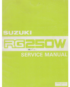 Suzuki RG 250 W (1983-1984) Service Manual