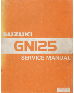 Suzuki GN 125 (1983-1994) Service Manual