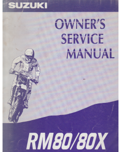 Suzuki RM80 / 80 X (1994-1995) Owners´s Service Manual