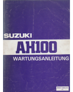 Suzuki AH 100 (1994- 1995) Wartungsanleitung