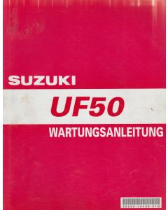 Suzuki UF 50 (2000-2002) Wartungsanleitung