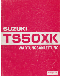 Suzki  TS 50 XK (1987-1988) Wartungsanleitung