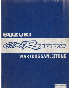GSX R 1100 W (1992-1997) Wartungsanleitung