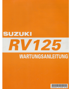Suzuki RV 125 (2003-2005) Wartungsanleitung