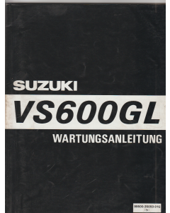 Suzuki VS 600 GL (1995-1996) Wartungsanleitung