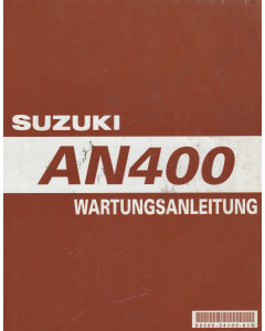 Suzuki AN 400 (2004-2006) Wartungsanleitung