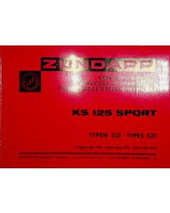 Zündapp KS 125 Sport (1973) Ersatzteil Katalog