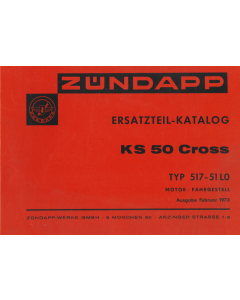 Zündapp KS 50 Cross (1973) Ersatzteil Katalog 