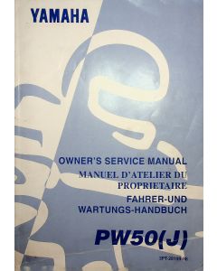 Yamaha PW 50 (K) (1997) Fahrer und Wartungs-Handbuch