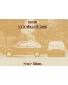 Fiat Neuer Ritmo Betriebsanleitung