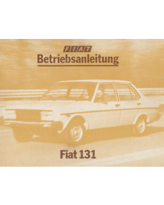 Fiat 131 Betriebsanleitung