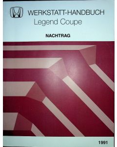 Honda Legende Coupe (1991) Werkstatthandbuch Nachtrag