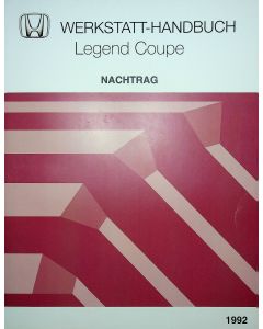 Honda Legende Coupe (1992) Werkstatthandbuch Nachtrag