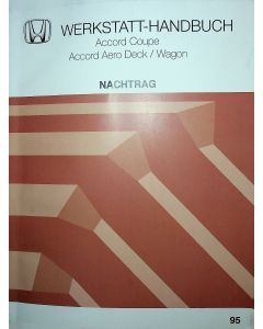 Honda Accord Coupe / Accord Aero Deck (1995) Werkstatthandbuch  Nachtrag