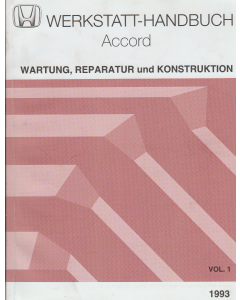 Honda Accord (1993) Werkstatthandbuch