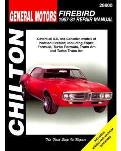 GM Pontiac Firebird (1967-1981) Repair Manual Chilton Reparaturanleitung 