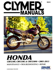 Honda CRF230 (2003-2013) Repair Manual Clymer Reparaturanleitung 