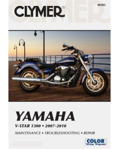 Yamaha V-Star 1300 (2007-2010) Repair Manual Clymer Reparaturanleitung