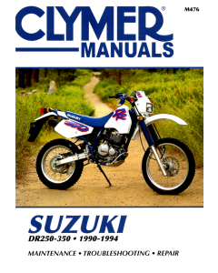 Suzuki DR250-350 (1990-1994) Repair Manual Clymer Reparaturanleitung