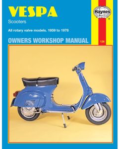 Vespa Scooters (1959-1978) Repair Manual Haynes Reparaturanleitung 