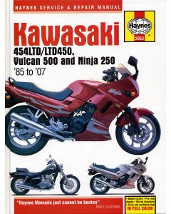 Kawasaki Vulcan (1985-2007) Repair Manual Haynes Reparaturanleitung