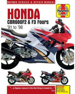 Honda Fours (1991-1998) Repair Manual Haynes Reparaturanleitung