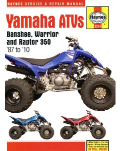 Yamaha ATVs (1987-2010) Repair Manual Haynes Reparaturanleitung