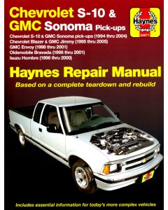 Chevrolet S-10 GMC (1994-2005) Repair Manual Haynes Reparaturanleitung