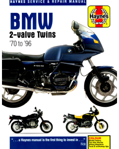 BMW 2-valve Twins (1970-1996) Repair Manual Haynes Reparaturanleitung
