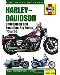 Harley Davidson Shovelhead Big Twins (1970-1999) Repair Manual Haynes Reparaturanleitung