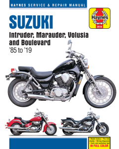 Suzuki Intruder (1985-2019) Repair Manual Haynes Reparaturanleitung