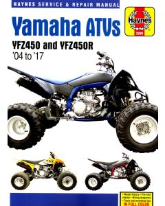 Yamaha ATVs YFZ450 (2004-2017) Repair Manual Haynes Reparaturanleitung