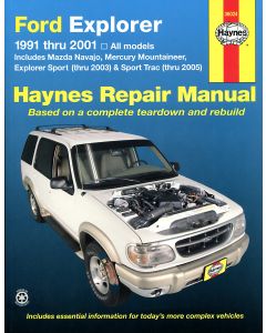 Ford Explorer (1991-2001) Repair Manual Haynes Reparaturanleitung