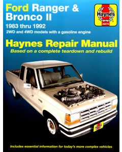 Ford Ranger (1983-1992) Repair Manual Haynes Reparaturanleitung