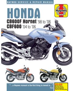 Honda CB600F Hornet (1998-2006) Repair Manual Haynes Reparaturanleitung