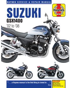 Suzuki GSX1400 (2002-2008) Repair Manual Haynes Reparaturanleitung