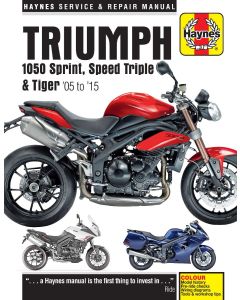 Triumph Sprint GT (2005-2015) Repair Manual Haynes Reparaturanleitung 