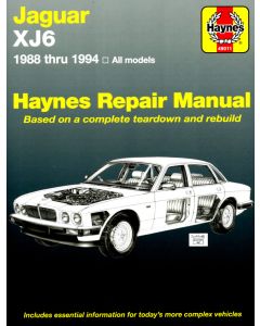 Jaguar XJ6 (1988-1994) Repair Manual Haynes Reparaturanleitung