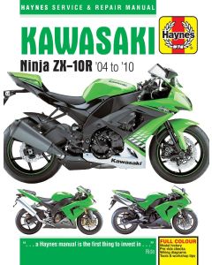 Kawasaki ZX10R (2004-2010) Repair Manual Haynes Reparaturanleitung 