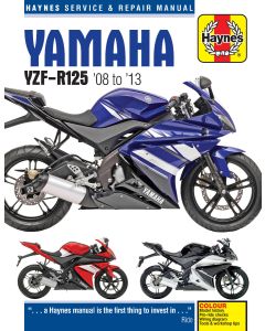 Yamaha YZF-R125 (2008-2013) Repair Manual Haynes Reparaturanleitung
