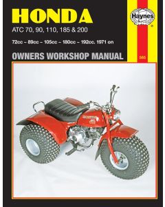 Honda ATC70 (1971-1982) Repair Manual Haynes Reparaturanleitung 