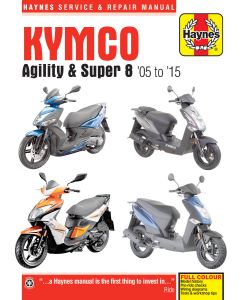 Kymco Super 8 (2005-2015) Repair Manual Haynes Reparaturanleitung