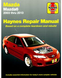Mazda 6 (2003-2013) Repair Manual Haynes Reparaturanleitung