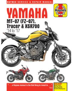 Yamaha MT-07 Tracer (2014-2017) Repair Manual Haynes Reparaturanleitung