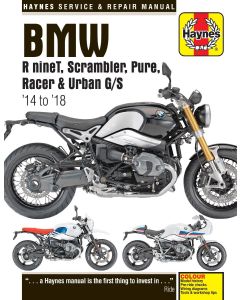 BMW R nineT Scrambler Pure Racer Urban G/S 2014-2018 Repair Manual Haynes Reparaturanleitung