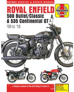 Royal Enfield (2009-2018) Repair Manual Haynes Reparaturanleitung